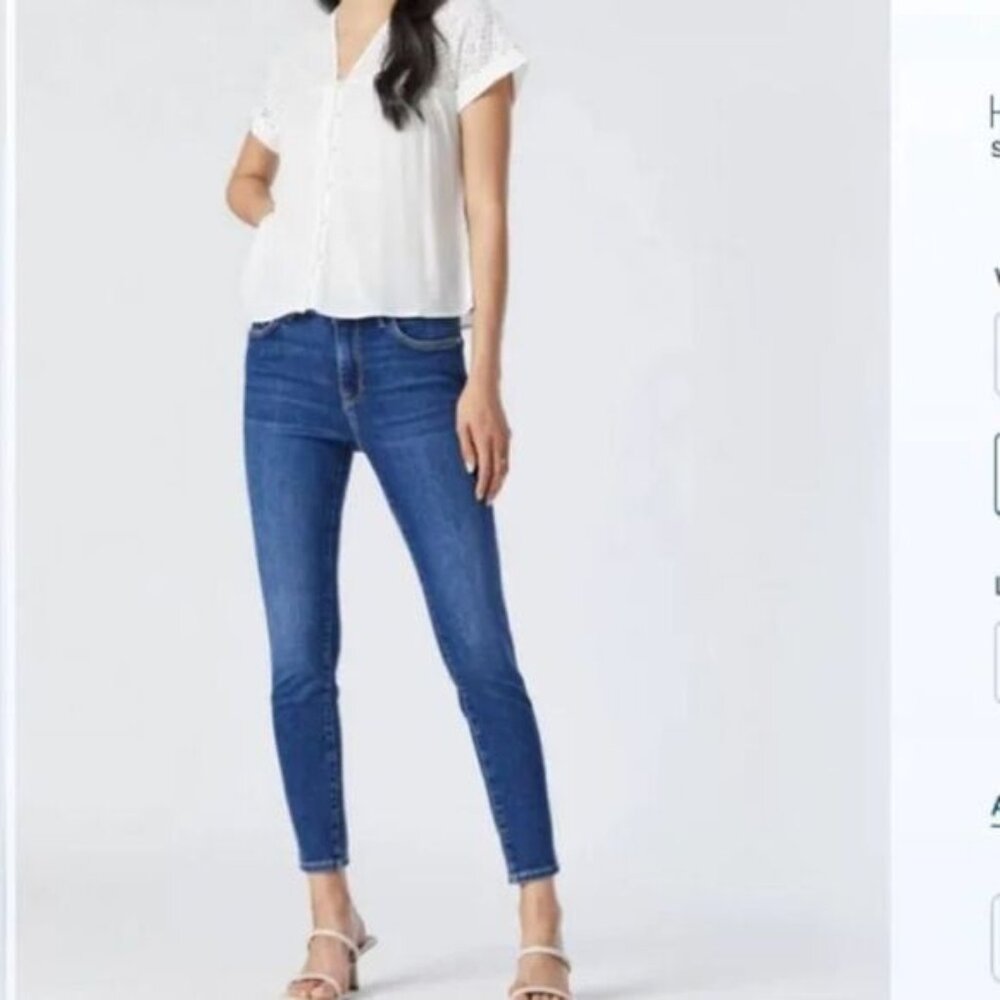 NWT Mavi Tess High Rise Skinny Tencel Blend Jeans Sz 29 27